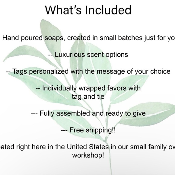 Vibrant Pink and Orange Bath Accessories 24 pc. Shea butter soap bridal shower - Picture 4 of 6